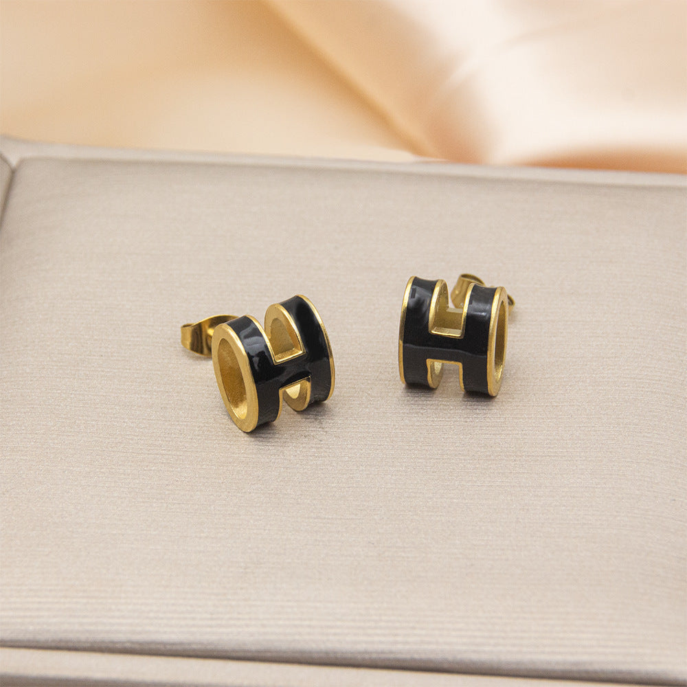 AURENA® H ENAMEL NECKLACE
