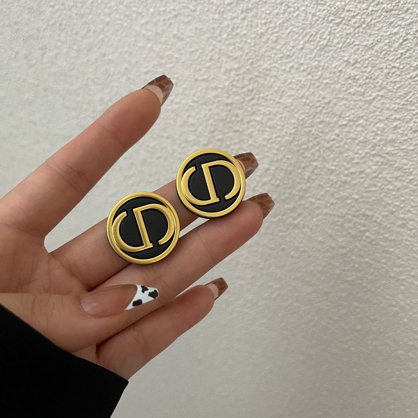 AURENA® VINTAGE MONOGRAM STUD EARRINGS