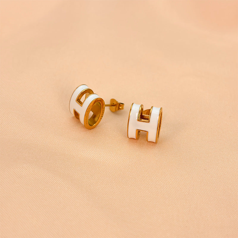 AURENA® H ENAMEL NECKLACE