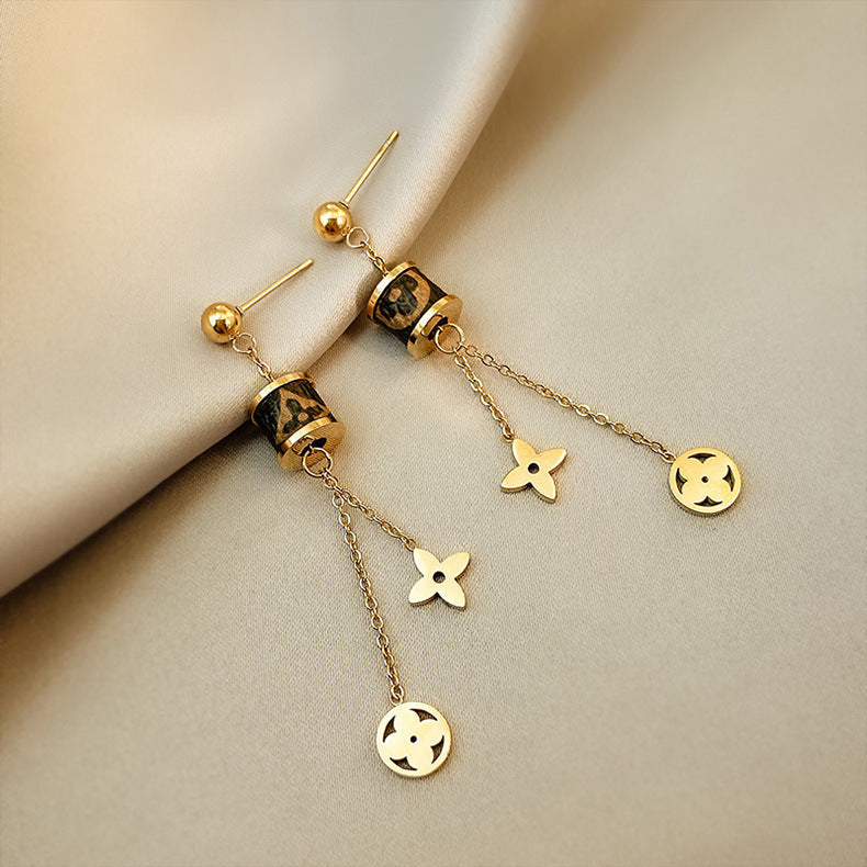 AURENA® Clover Tassel Earrings