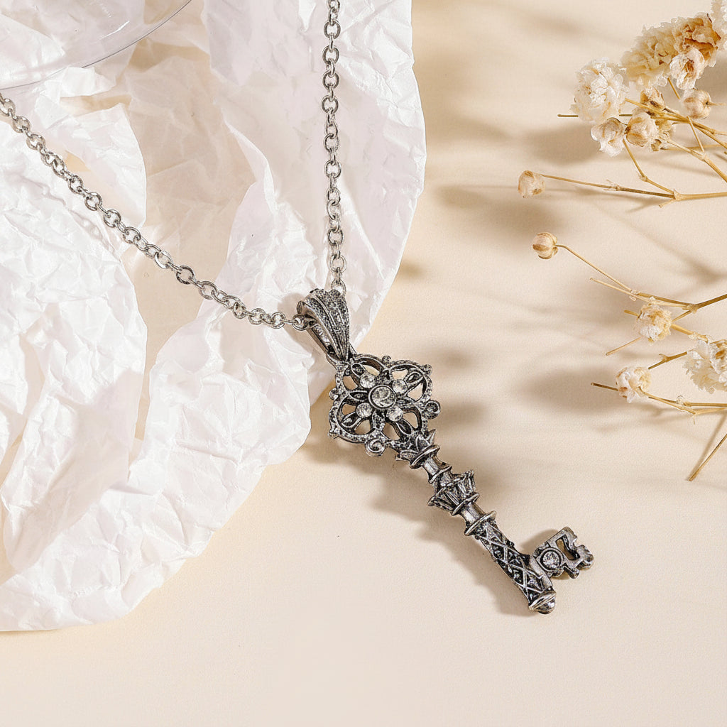 Vintage Key to Elegance Pendant