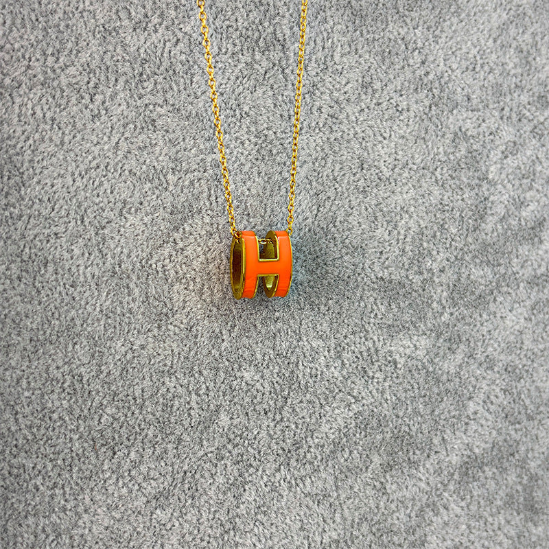 AURENA® H ENAMEL NECKLACE