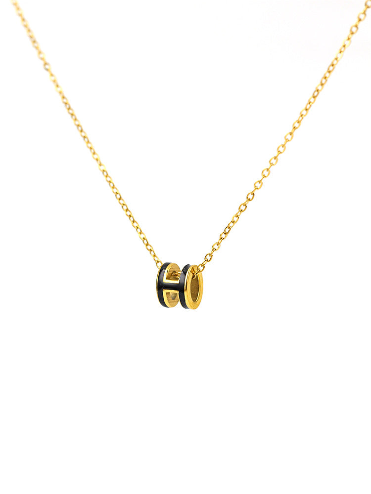 AURENA® H ENAMEL NECKLACE