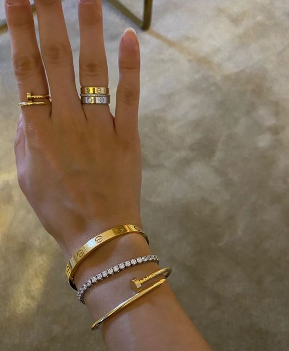 AURENA® NAIL BRACELET | GOLD