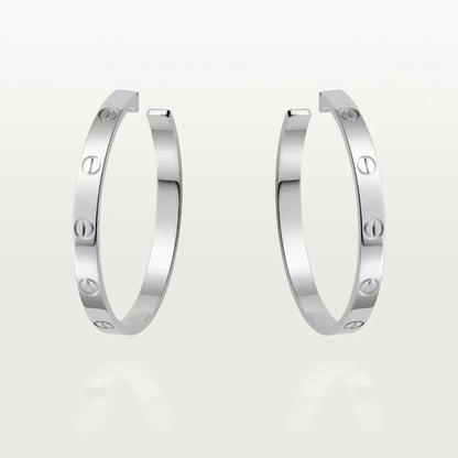 ETERNITY OHRRINGE LARGE | SILBER