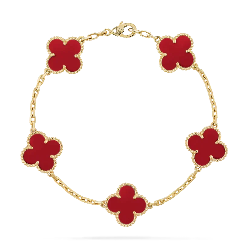 AURENA® CLOVER BRACELET | RUBY