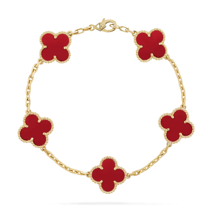 AURENA® CLOVER BRACELET | RUBY
