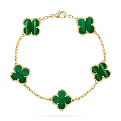 AURENA®CLOVER BRACELET | EMERALD