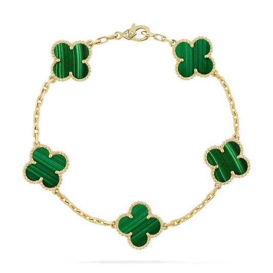 AURENA®CLOVER BRACELET | EMERALD