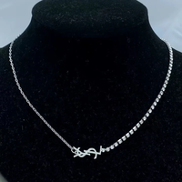 Pavé Logo / Silver