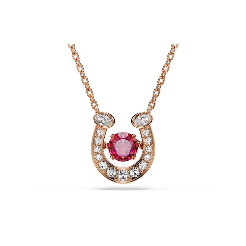 Pavé Horseshoe Charm Necklace