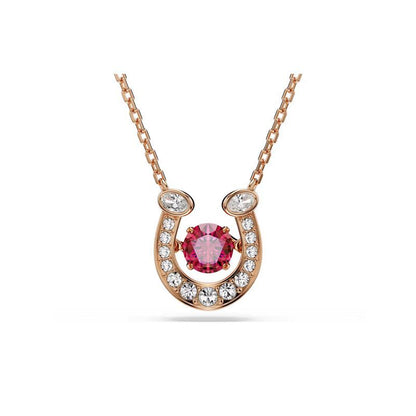Pavé Horseshoe Charm Necklace