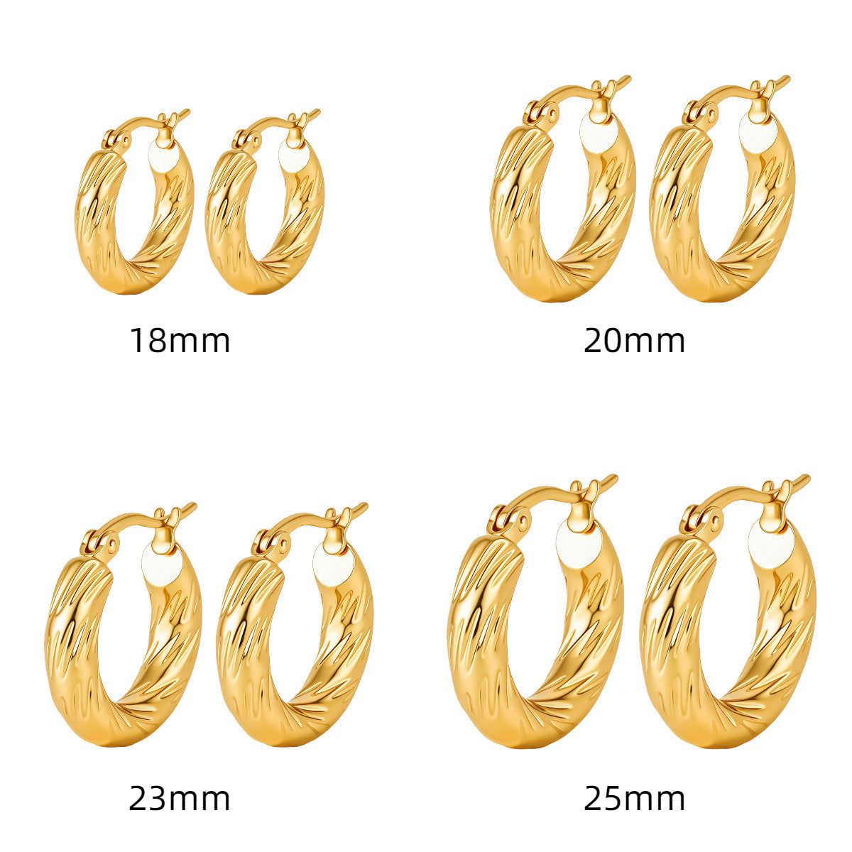 AURENA® LUXE C-HOOP EARRINGS