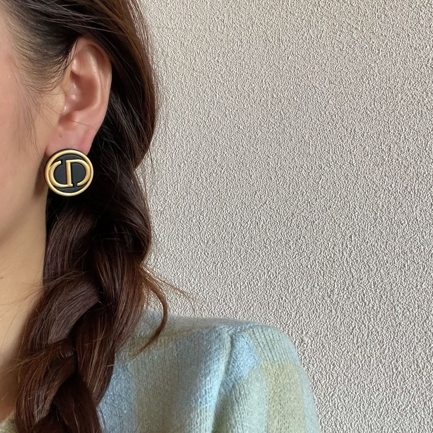 AURENA® VINTAGE MONOGRAM STUD EARRINGS