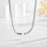 silver necklace