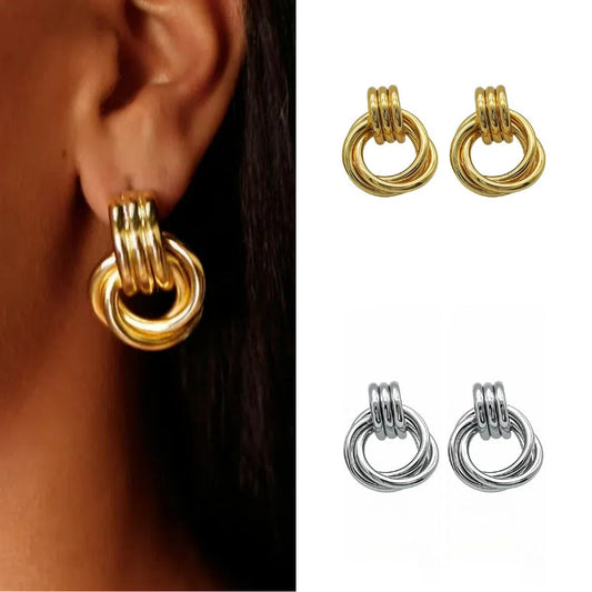 AURENA® SCULPTED HOOP EARRINGS