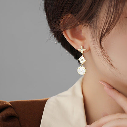 AURENA®  CLOVER PENDANT EARRINGS