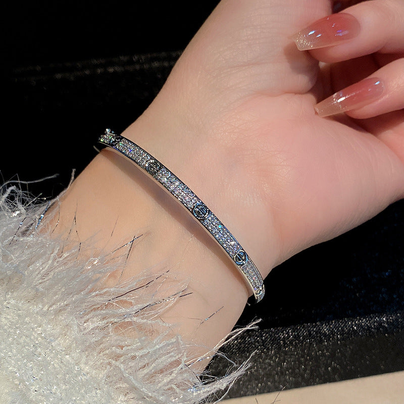 Luxury Micro-Pavé Cubic Zirconia Bracelet