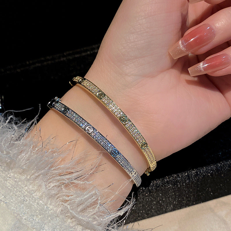 Luxury Micro-Pavé Cubic Zirconia Bracelet