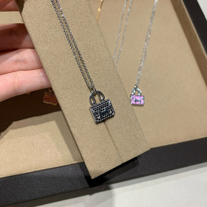 Mini Tote Bag Pendant Necklace