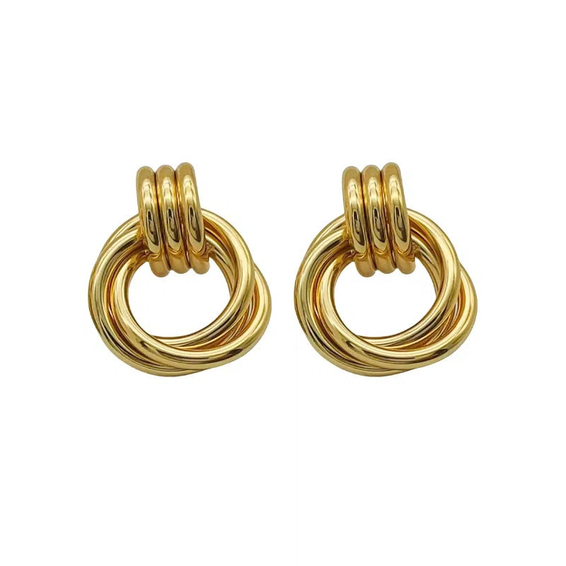 AURENA® SCULPTED HOOP EARRINGS