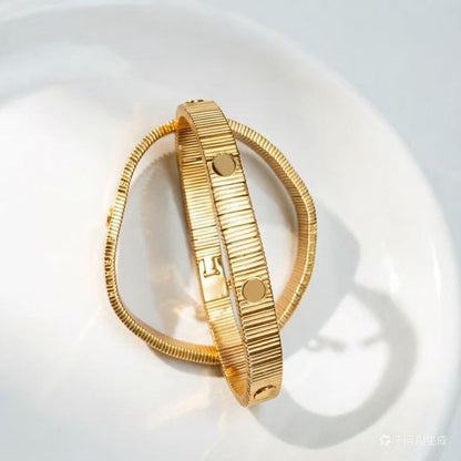 Chic Heavy Metal Watch Band Style Luxury Chain