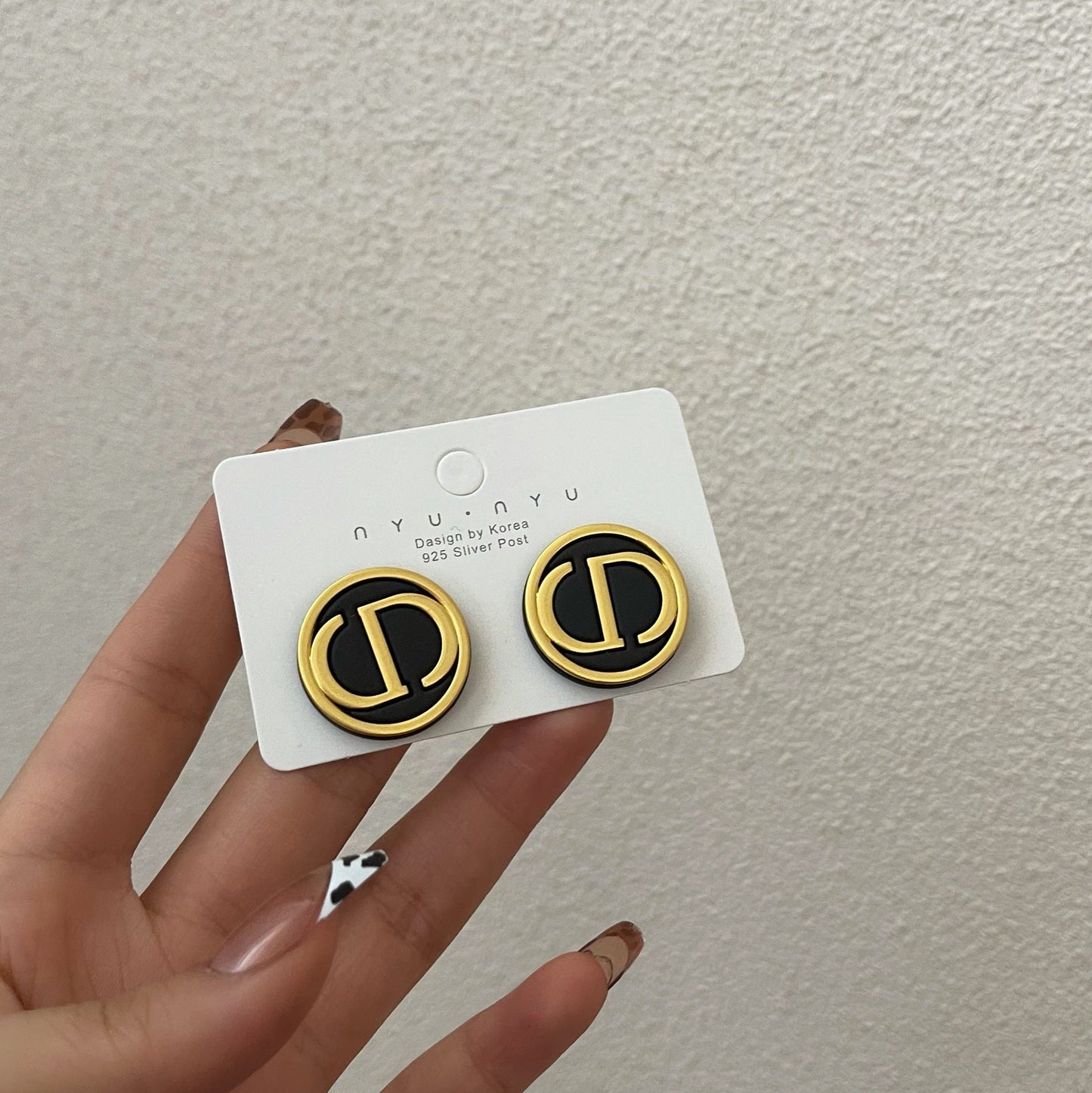 AURENA® VINTAGE MONOGRAM STUD EARRINGS