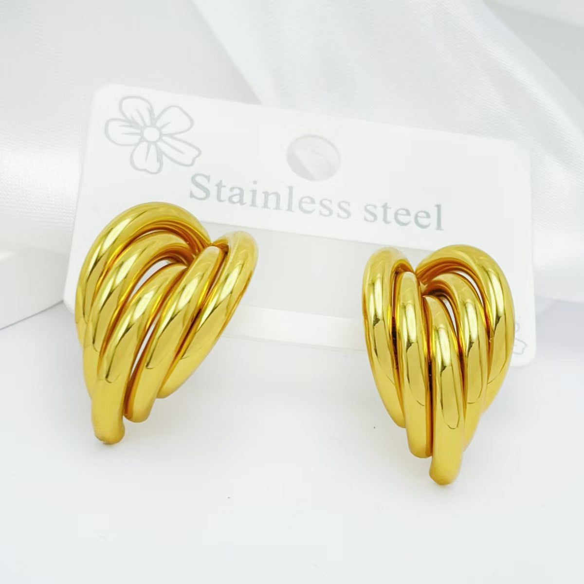 AURENA® SCULPTED HOOP EARRINGS