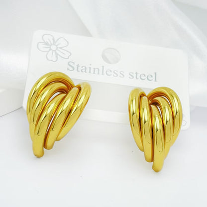 AURENA® SCULPTED HOOP EARRINGS