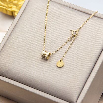 AURENA® H ENAMEL NECKLACE