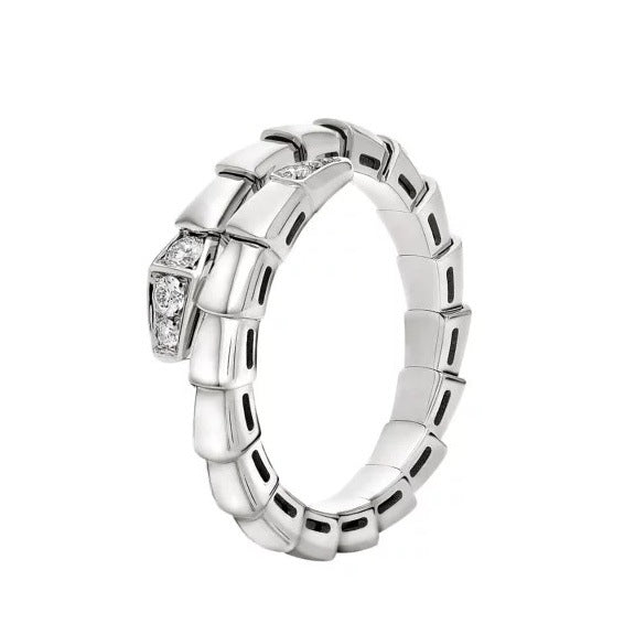 AURENA® FULL PAVÉ SNAKEBONE RING