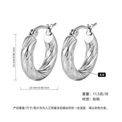 AURENA® LUXE C-HOOP EARRINGS