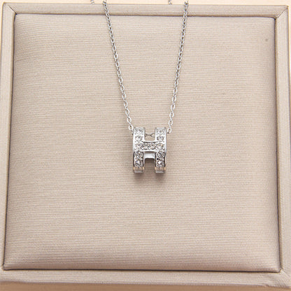 AURENA® H ENAMEL NECKLACE