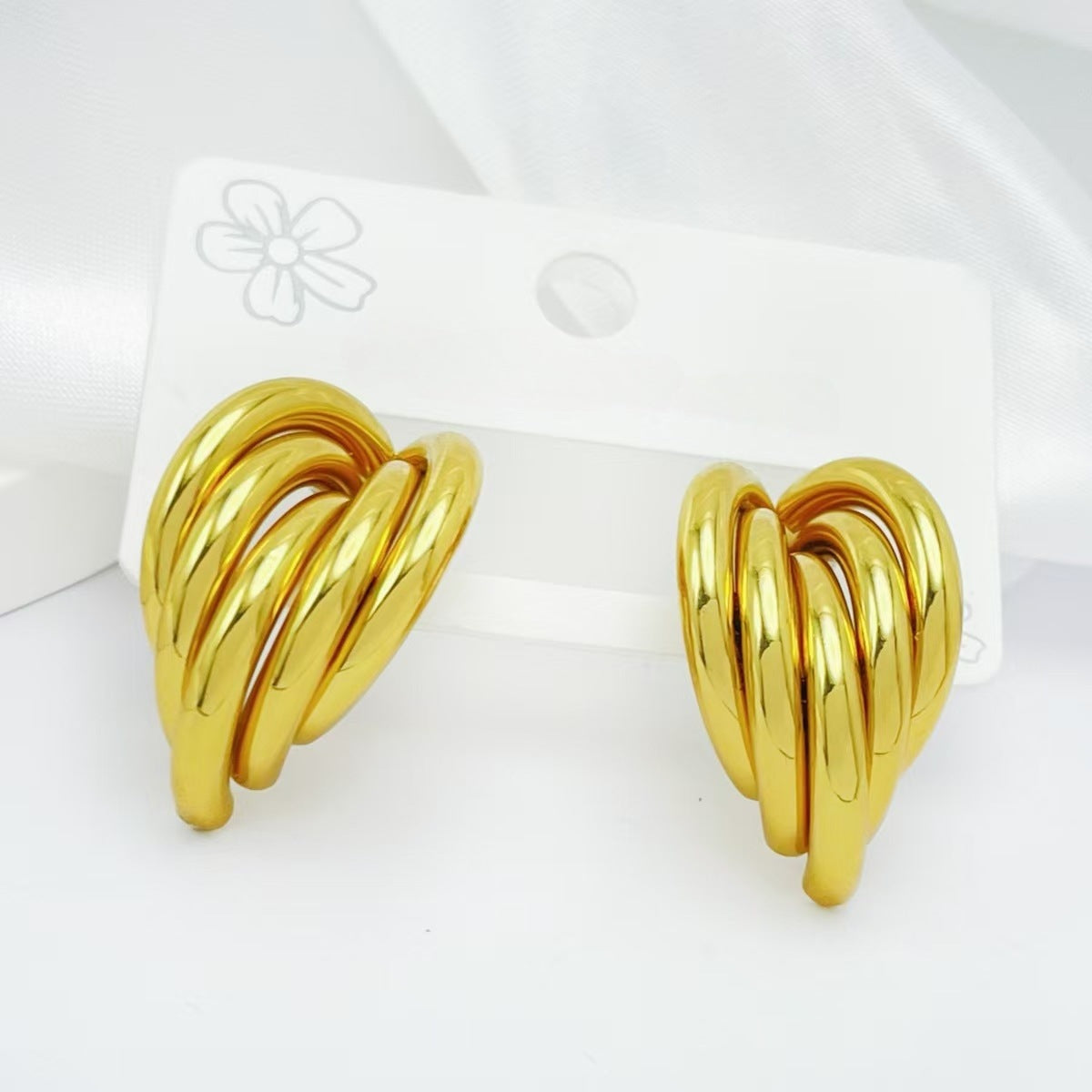 AURENA® SCULPTED HOOP EARRINGS