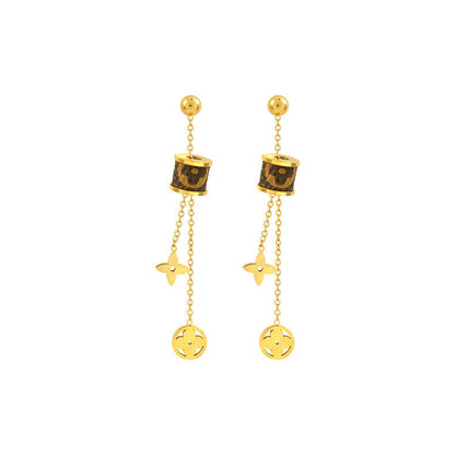 AURENA® Clover Tassel Earrings