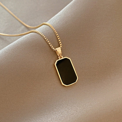 Layered Sunburst & Cross Pendant Necklace