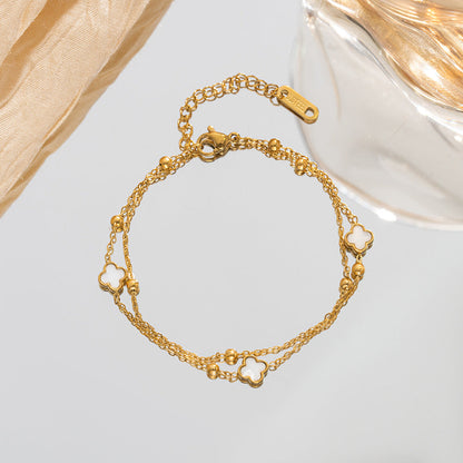 Chic Lucky Clover Everyday Statement Wristwear