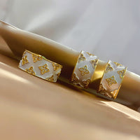 earrings + rings