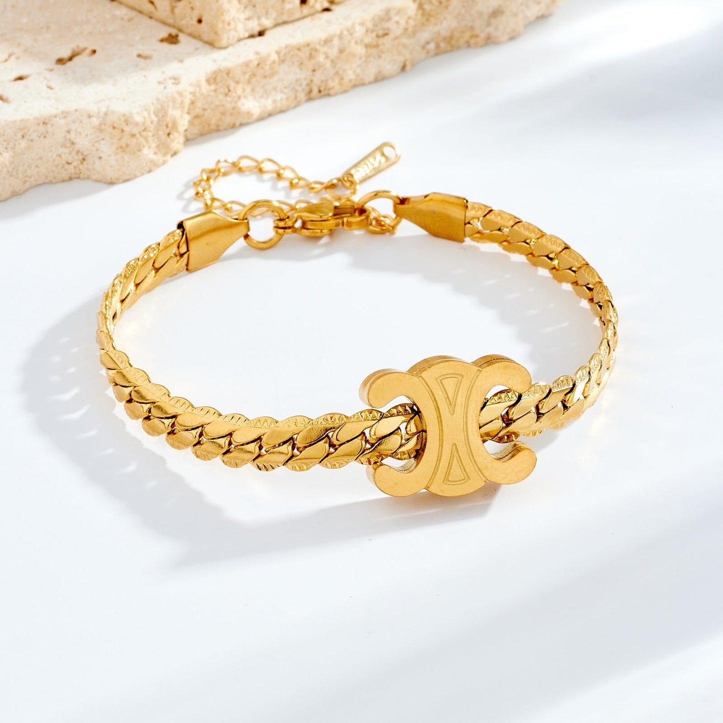 Sleek Snake Chain Collar Necklace
