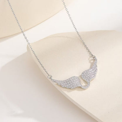 Full-Pavé Angel Wings Choker