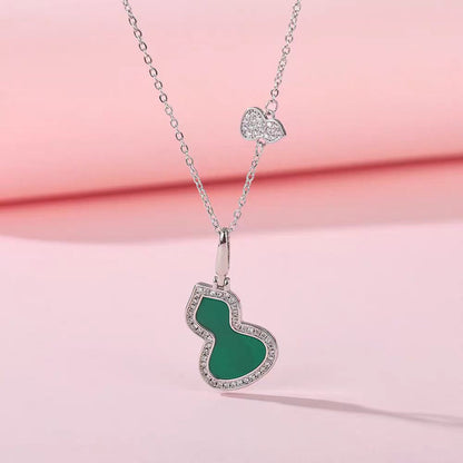 Chic Double-Gourd Lucky Pendant Choker