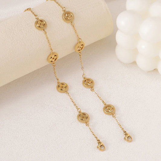AURENA® HOLLOW CLOVER BRACELET