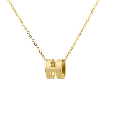AURENA® H ENAMEL NECKLACE