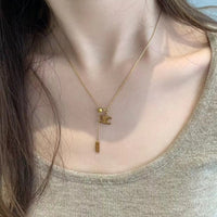 X321-Gold Chain Necklace