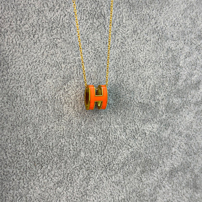 AURENA® H ENAMEL NECKLACE