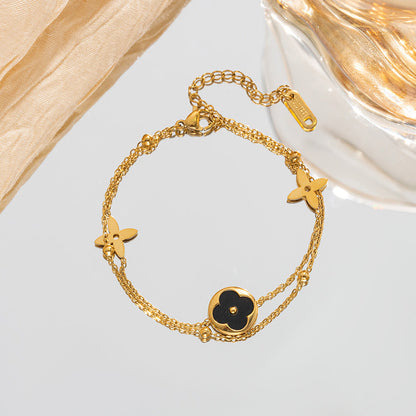 Chic Lucky Clover Everyday Statement Wristwear