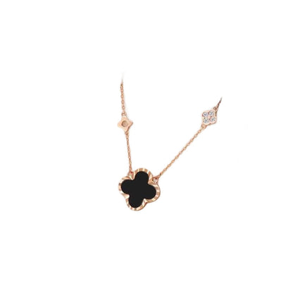 Radiant Bloom Clover Pendant