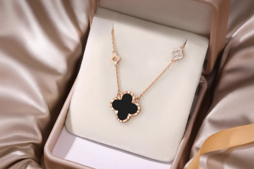 Radiant Bloom Clover Pendant