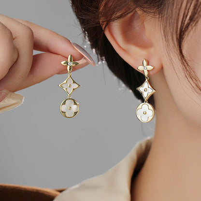 AURENA®  CLOVER PENDANT EARRINGS