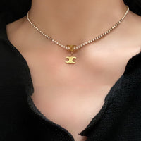 X116-Gold Chain Necklace